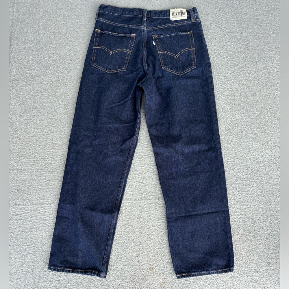 Levis Silvertab Jeans Blue '94 Baggy Skater Denim Casual Pockets (31x31)